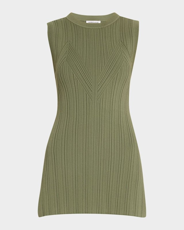 Semma Sleeveless Ribbed Sweater